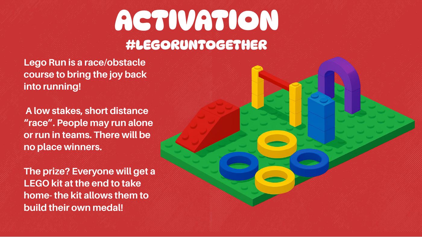 LEGO × NYRR campaign visual