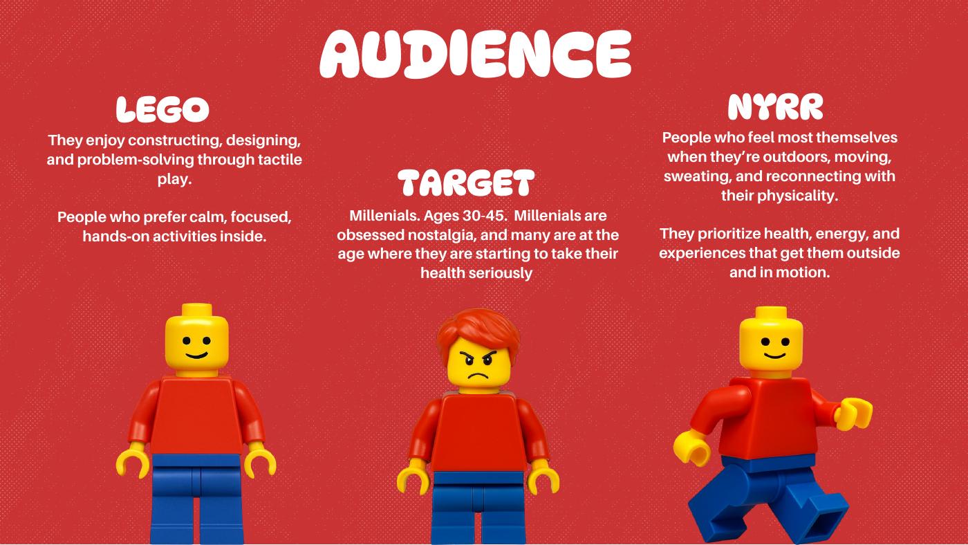 LEGO × NYRR campaign visual