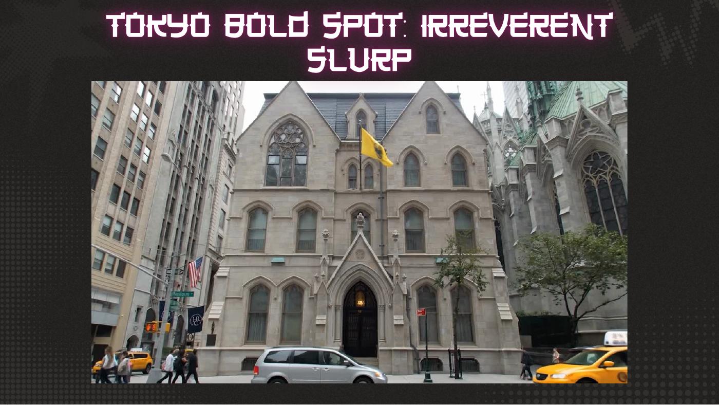 TOKYO BOLD campaign visual